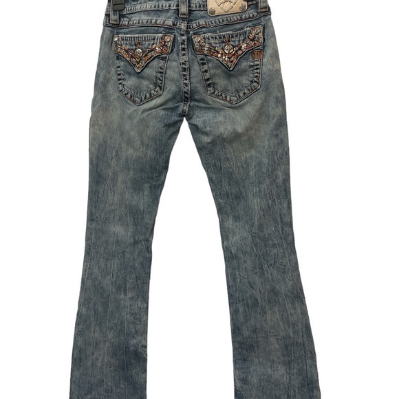 Miss Me distressed‎ boot  cut jeans size 25 - Picture 3 of 9